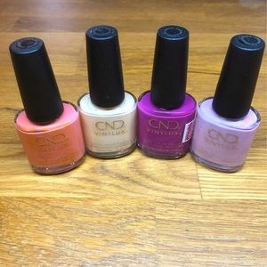 CND Vinylux 4 Bottle Polish Bundle